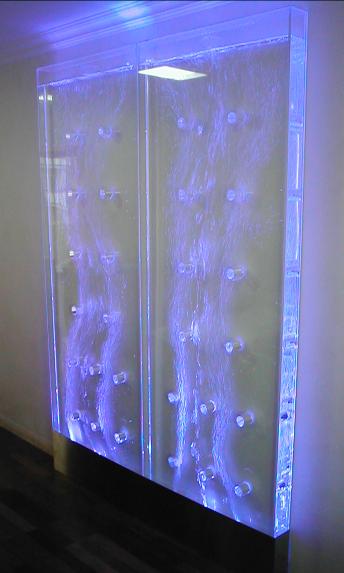 Wandmontage-LED Wasserwand